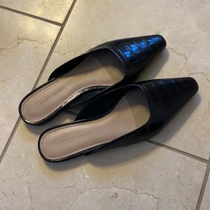 Banana Republic croc mules